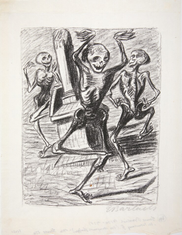 S. 57: Ernst Barlach, Der Totentanz 2 (Drei tanzende Gerippe), 1923/24 © Grafiksammlung Mensch und Tod, Heinrich-Heine-Universität Düsseldorf